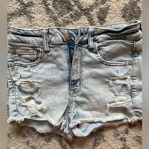 American eagle size 6 high rise shorts